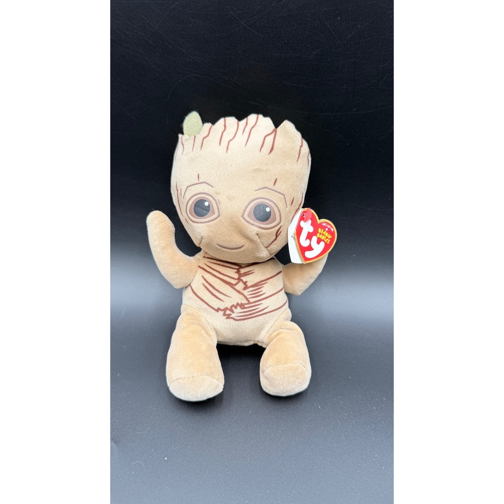 Ty Beanie Babies Marvel Groot Guardians of the Galaxy Plush Toy NWT